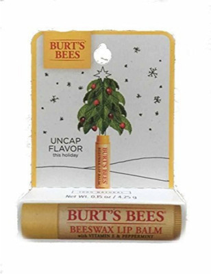 

Burt's Bees Beeswax Lip Balm with Vitamin E & Peppermint Holiday Limited Edition .15 Oz Lip Balm NA(Pack of: 1, 2 g)