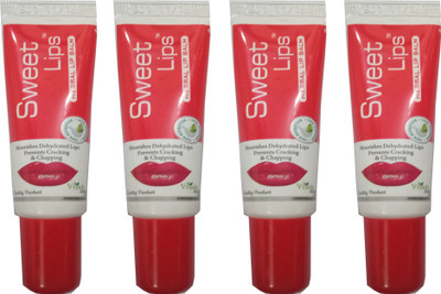 

VRINDA AMRIT SWEET LIPS PACK OF 4*10 GM (A AYURVEDIC HERBAL LIP BALM) (EXTRACT OF NEEM & TULSI) TULSI(Pack of: 4, 10 g)