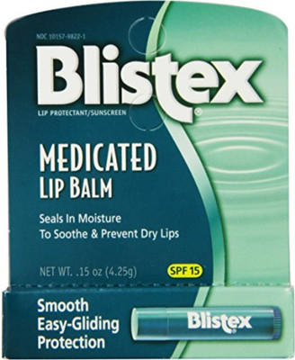 

Blistex Medicated Lip Balm, SPF 15, .15-Ounce Tubes (Pack of 24) NA(Pack of: 1, 2 g)