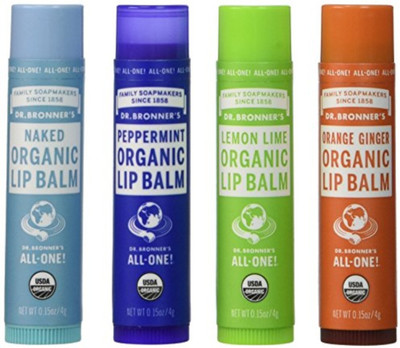

Dr. Bronner's Organic Lip Balm Mint(Pack of: 4, 2 g)