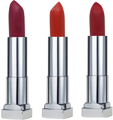 

KRAYONS SHEER MATTE LIPSTICK HOT AND BOLD SOFT CREAMY MATTE LIPSTICK (SET OF 3)(SHOCKING PINK, ORANGE CRUSH, VALENTINE PINK)