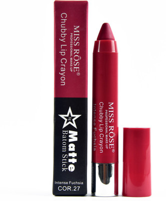 

MISS ROSE Matte Lipstick / Lip Crayon Chubby 27(MAROON)