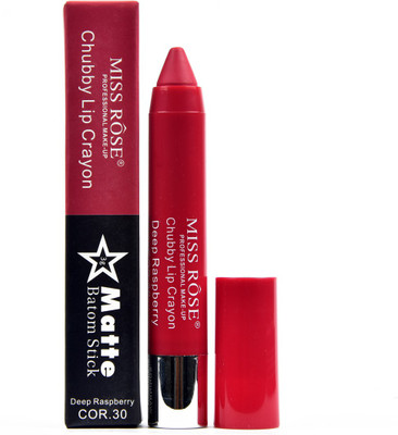 

MISS ROSE Matte Lipstick / Lip Crayon Chubby 30(RASPBERRY RED)