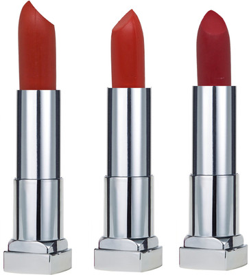 

KRAYONS SHEER MATTE LIPSTICK HOT AND BOLD SOFT CREAMY MATTE LIPSTICK (SET OF 3)(ORANGE SPARK, ORANGE CRUSH, VALENTINE PINK)