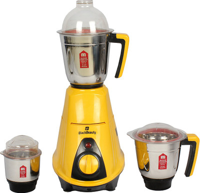 

Black Beauty ECOSPORT 750 Mixer Grinder(Yellow, 3 Jars)