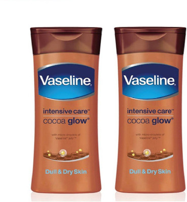 

Vaseline Intensive Care Cocoa Glow lotion 100 ml pack of 2(200 ml)