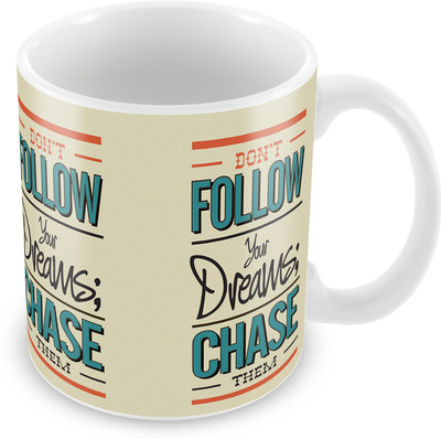 

Tuelip Beautiful Ceramic Mug(350 ml), Multicolor