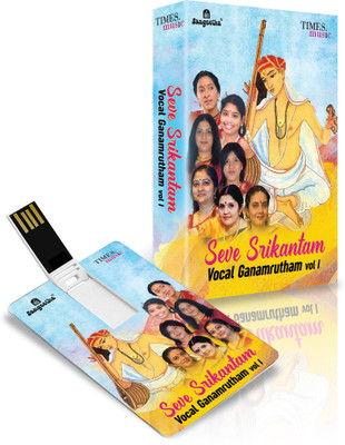 

Music Card SEVE SRIKANTAM - (Vocal Ganamrutham-Vol.-1) Pendrive Standard Edition(Tamil, Kannada, Telugu - Bombay S. Jayashree, Nithyasree Mahadevan, Priya Sisters, S. Gayathri, Lalitha & Haripriya & Others.)