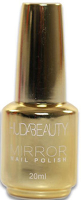 

Huda Beauty Mirror Nail Polish Light Gold Red