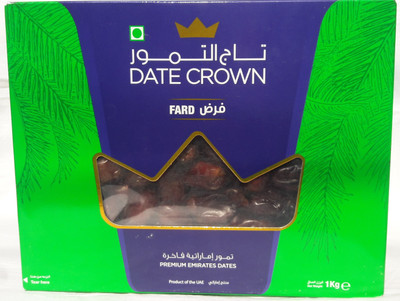 

Date Crown Premium Emirates Dates Fard (1 Kg) Dates(1000 g, Box)
