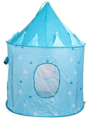 

TULLY Foldable Castle Playhouse Tent with Portable Carry Bag, for Outdoor / Indoor(Blue)
