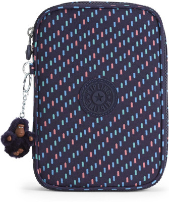 

Kipling 100 PENS Dash Art Polyester Pencil Box(Set of 1, Multicolor)
