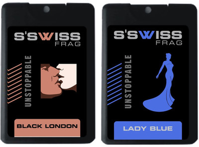 

S'SWISS BLACK LONDON AND LADY BLUE Perfume - 40 ml(For Men & Women)