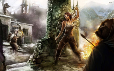 

Aabhaas Tomb Raider Wall Poster Fine Art Print(12 inch X 18 inch, Rolled)