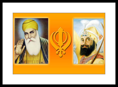 

Aabhaas Guru Nanak Wall Poster Fine Art Print(12 inch X 18 inch, Rolled)
