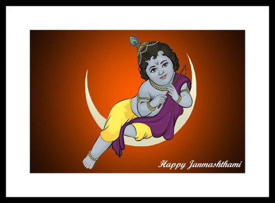 

Aabhaas Krishna Wall Poster Fine Art Print(12 inch X 18 inch, Rolled)