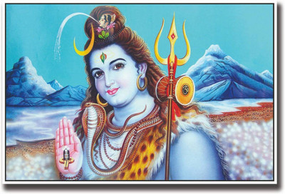 

Aabhaas Shiva Wall Poster Fine Art Print(12 inch X 18 inch, Rolled)