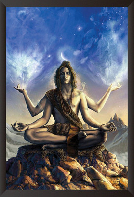 

Aabhaas Shiva Wall Poster Fine Art Print(12 inch X 18 inch, Rolled)