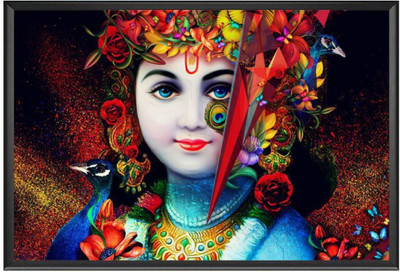 

Aabhaas Krishna Wall Poster Fine Art Print(12 inch X 18 inch, Rolled)