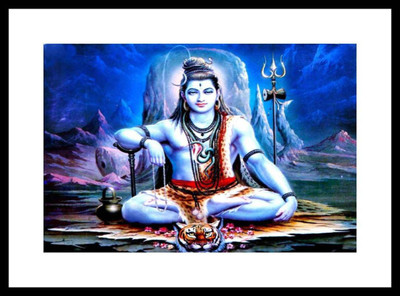 

Aabhaas Shiva Wall Poster Fine Art Print(12 inch X 18 inch, Rolled)