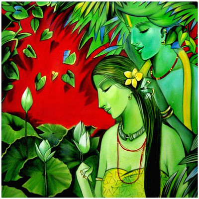 

Aabhaas Krishna Wall Poster Fine Art Print(12 inch X 18 inch, Rolled)