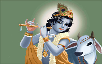 

Aabhaas Krishna Wall Poster Fine Art Print(12 inch X 18 inch, Rolled)