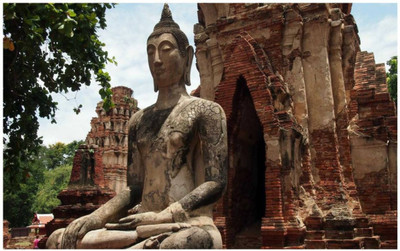 

Aabhaas Buddha Wall Poster Fine Art Print(12 inch X 18 inch, Rolled)