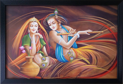

Aabhaas Krishna Wall Poster Fine Art Print(12 inch X 18 inch, Rolled)