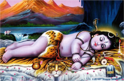 

Aabhaas Shiva Wall Poster Fine Art Print(12 inch X 18 inch, Rolled)