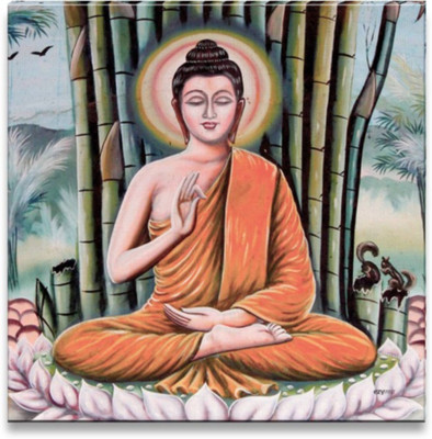

Aabhaas Buddha Wall Poster Fine Art Print(12 inch X 18 inch, Rolled)