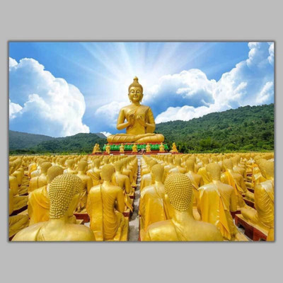 

Aabhaas Buddha Wall Poster Fine Art Print(12 inch X 18 inch, Rolled)
