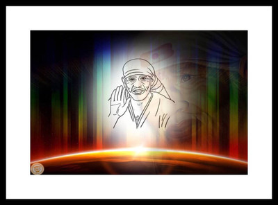 

Aabhaas Sai Baba Wall Poster Fine Art Print(12 inch X 18 inch, Rolled)