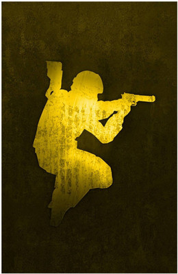 

Aabhaas Counter Strike Wall Poster Fine Art Print(12 inch X 18 inch, Rolled)