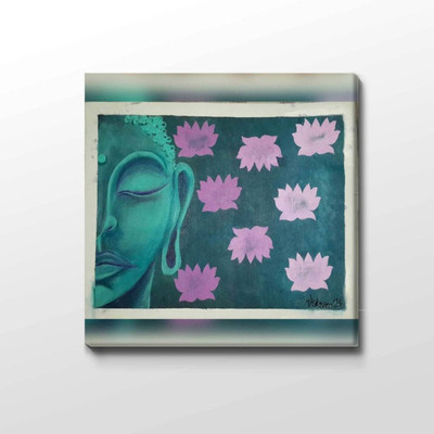 

Aabhaas Buddha Wall Poster Fine Art Print(12 inch X 18 inch, Rolled)