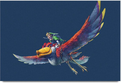 

Akhuratha Legend of Zelda Fine Quality Wall Poster Paper Print(12 inch X 18 inch, Rolled)