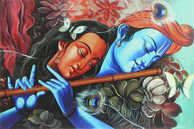 

Aabhaas Krishna Wall Poster Fine Art Print(12 inch X 18 inch, Rolled)