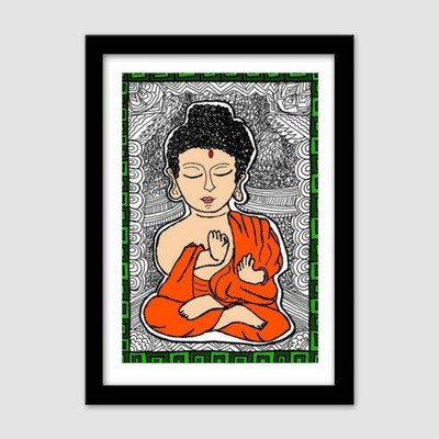 

Aabhaas Buddha Wall Poster Fine Art Print(12 inch X 18 inch, Rolled)