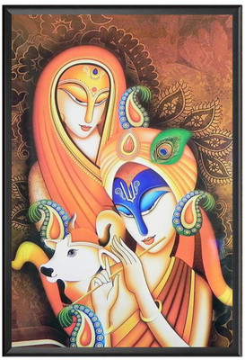 

Aabhaas Krishna Wall Poster Fine Art Print(12 inch X 18 inch, Rolled)