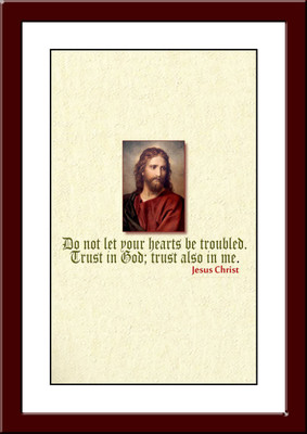 

Aabhaas Jesus Christ Wall Poster Fine Art Print(12 inch X 18 inch, Rolled)