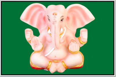 

Aabhaas Ganesha Wall Poster Fine Art Print(12 inch X 18 inch, Rolled)