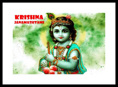 

Aabhaas Krishna Wall Poster Fine Art Print(12 inch X 18 inch, Rolled)