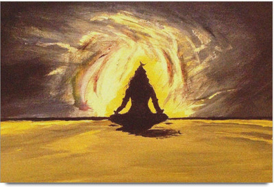 

Aabhaas Shiva Wall Poster Fine Art Print(12 inch X 18 inch, Rolled)