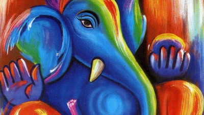 

Aabhaas Ganesha Wall Poster Fine Art Print(12 inch X 18 inch, Rolled)