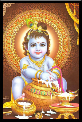 

Aabhaas Krishna Wall Poster Fine Art Print(12 inch X 18 inch, Rolled)