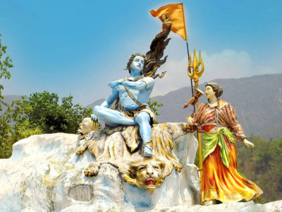 

Aabhaas Shiva Parvathi Wall Poster Fine Art Print(12 inch X 18 inch, Rolled)