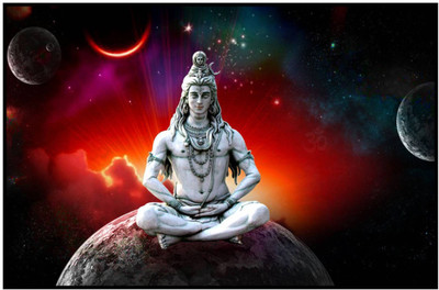 

Aabhaas Shiva Wall Poster Fine Art Print(12 inch X 18 inch, Rolled)