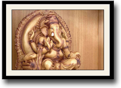 

Aabhaas Ganesha Wall Poster Fine Art Print(12 inch X 18 inch, Rolled)