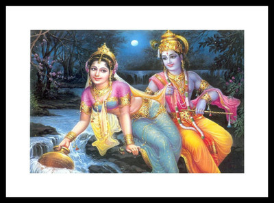 

Aabhaas Krishna Wall Poster Fine Art Print(12 inch X 18 inch, Rolled)