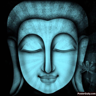 

Aabhaas Buddha Wall Poster Fine Art Print(12 inch X 18 inch, Rolled)
