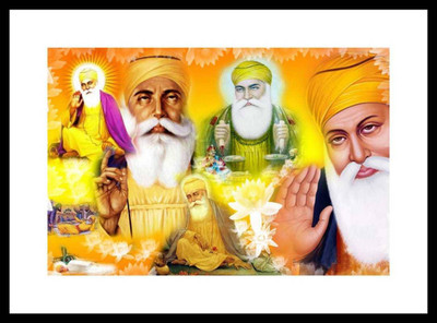 

Aabhaas Guru Nanak Wall Poster Fine Art Print(12 inch X 18 inch, Rolled)